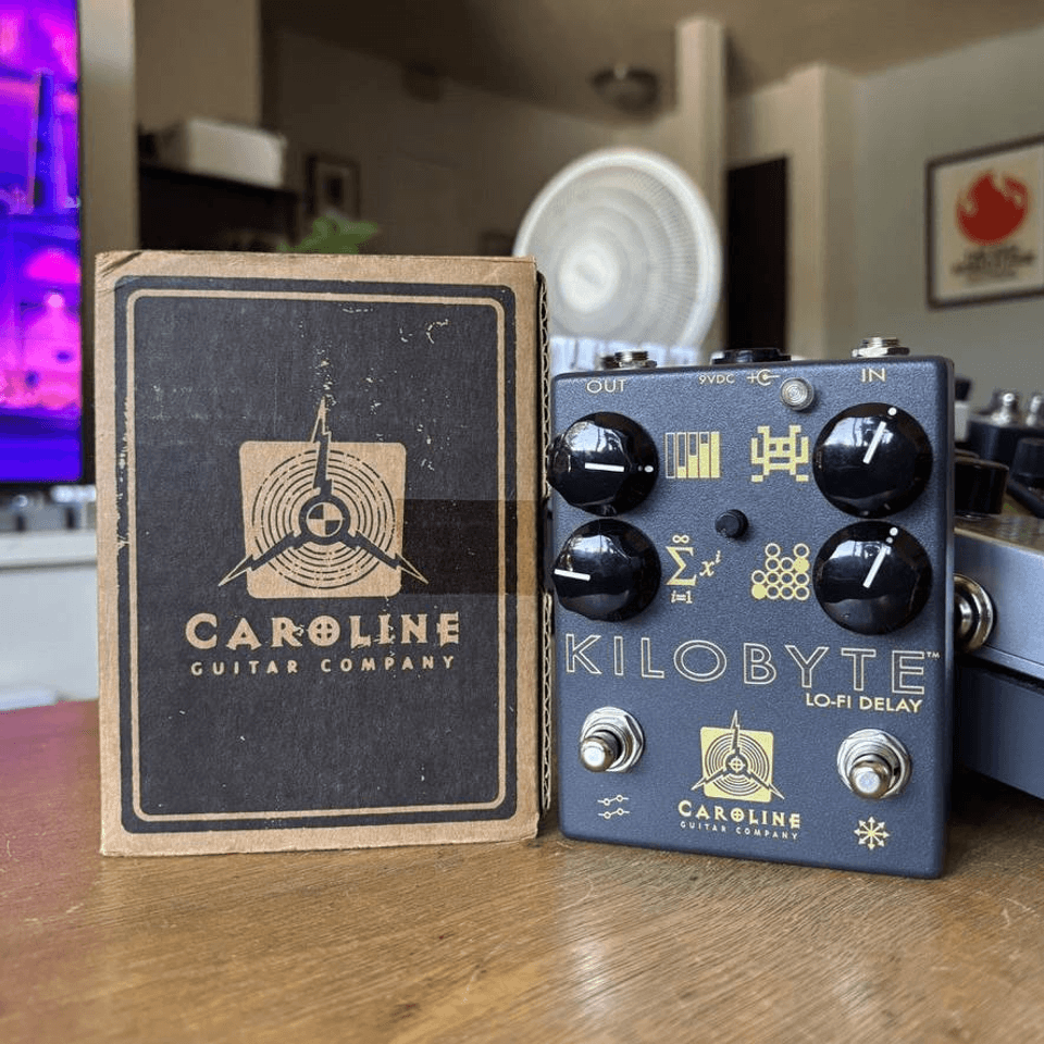 Caroline Guitar Company Kilobyte Lo-Fi Delay Rare Color Guitar Effects