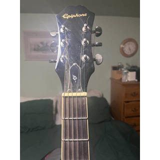 Epiphone AJ-220S VS Advanced Jumbo Acoustic Guitar - Vintage Sunburst image 5