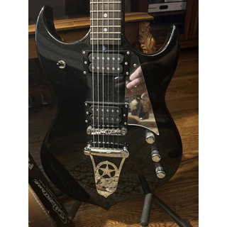 🎸KISS Paul Stanley Sovereign Silvertone Guitar Open Box Mint -Trades? image 3