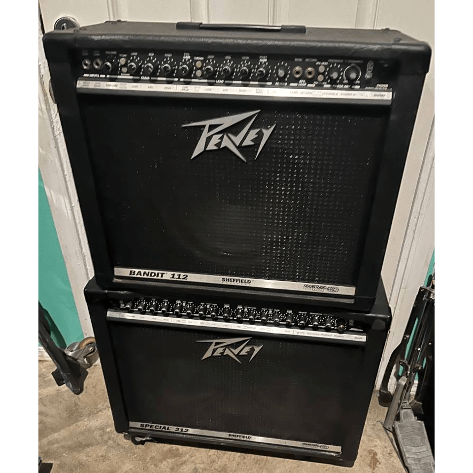 Peavey bandit 112 and special 212 transtube electric guitar amp combos