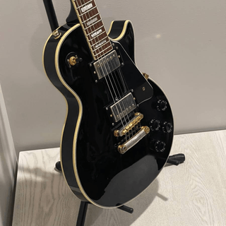 2004 Epiphone Les Paul Custom Black Beauty Made in Korea Pro Setup image 3