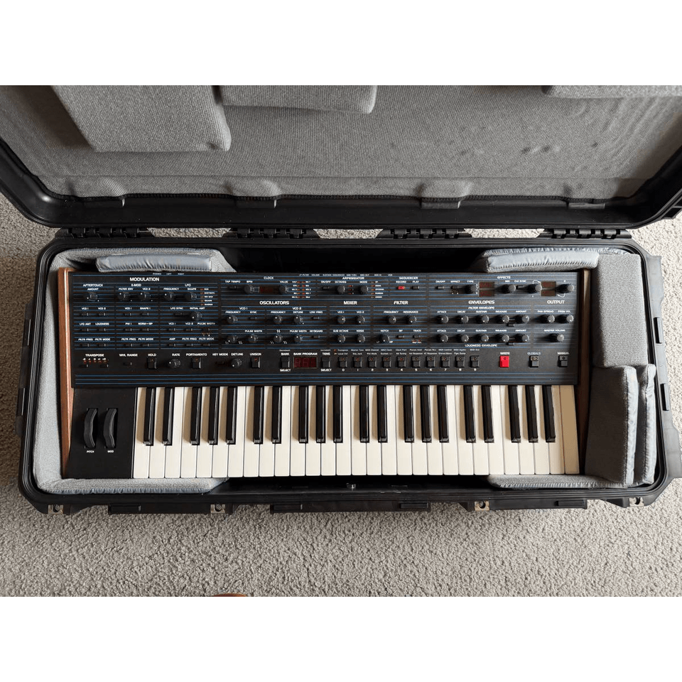 Sequential / Oberheim OB-6 Synthesizer Keyboard with Flight Case
