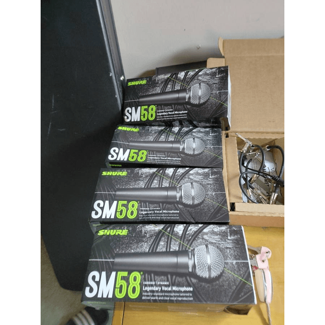 Shure SM58 (100 per mic)
