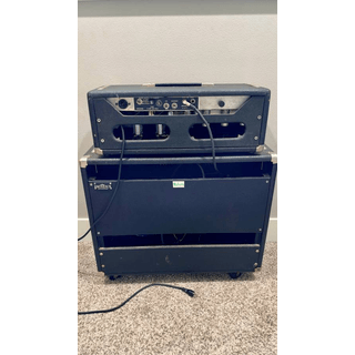 1967 Fender Bassman AB165 Vintage Tube Amp Head + 2x12 Eminence Cab (240W) image 4