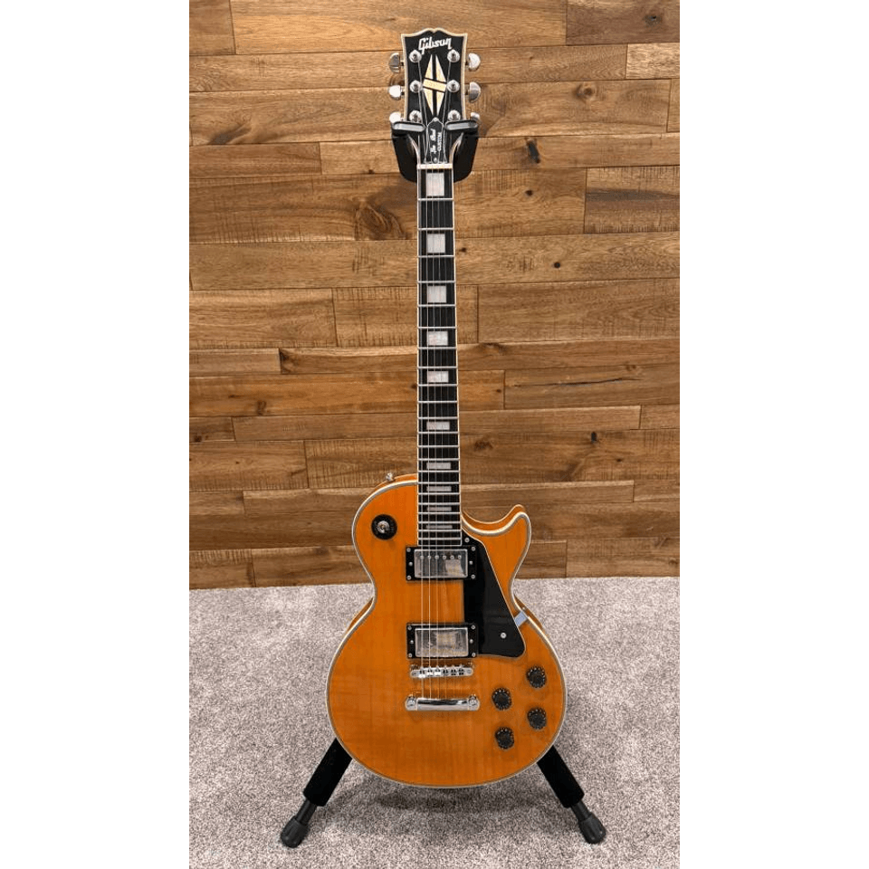 Gibson Les Paul Custom copy with case, upgrades, like new