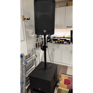 Newer Yamaha Active PA, Zoom LiveTrak L20, stage lights image 3