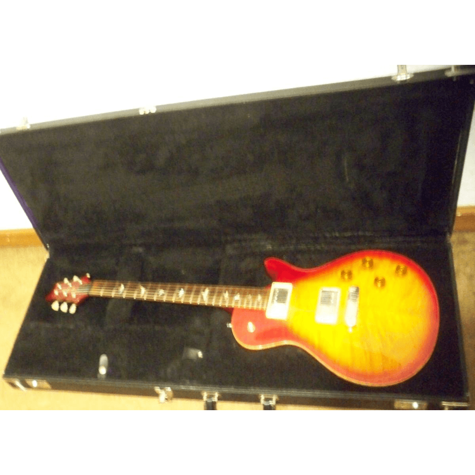 2001 PRS Single Cut 10 Top Cherry Sunburst with Wide Fat Neck Birds