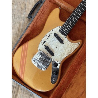 1969 Fender Mustang Orange matching headstock RARE! Trade? image 2