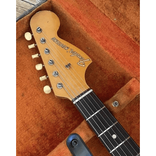 1969 Fender Mustang Orange matching headstock RARE! Trade? image 3