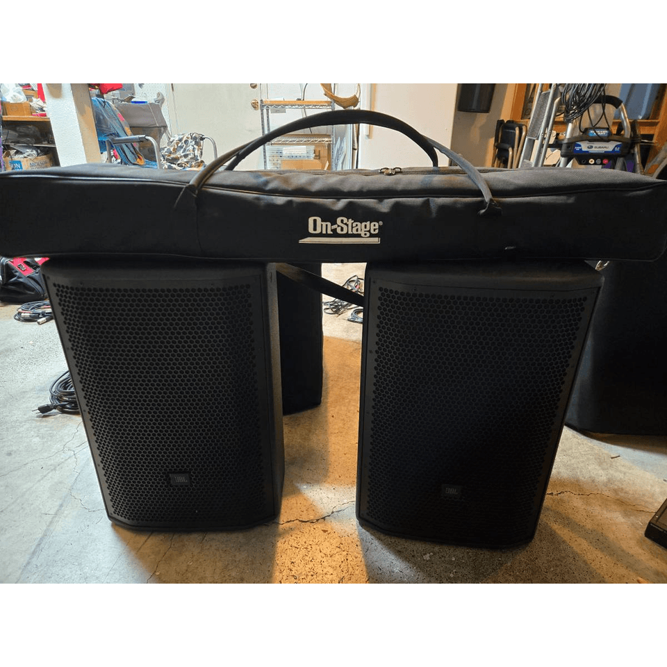 Complete DJ / Portable JBL Professional Sound System w/ mixer, mics, e