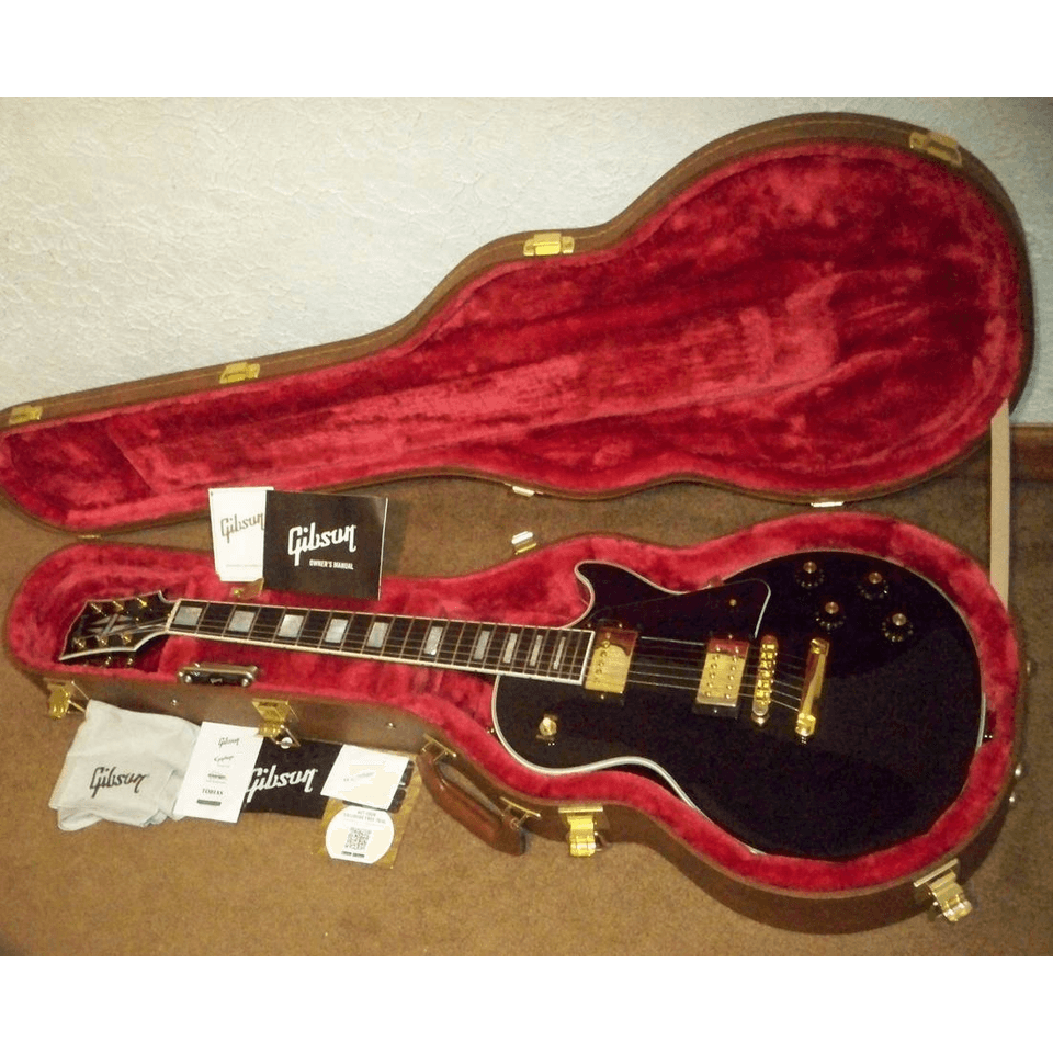 2025 Gibson Les Paul Custom 70s Black Beauty Thin Neck 10 Lbs
