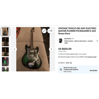MUST SEE TEISCO 60s GUITARS image 5