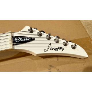 NEW FireFly Brendon Small Snow Horse Metallic White Explorer 6 String Electric Guitar! Trade? image 4