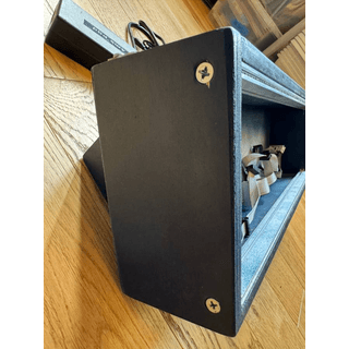4ms powered 84hp Eurorack case desktop slanted wood image 5