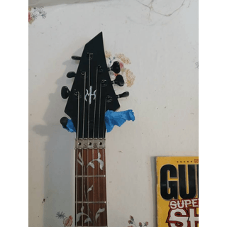 For sale or trade pink flame top with locking tuners and humbucker image 4