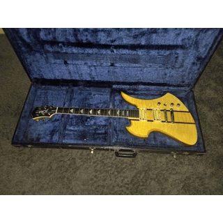 Exotic Woods BC Rich Mockingbird -2 octave one piece through body neck image 3