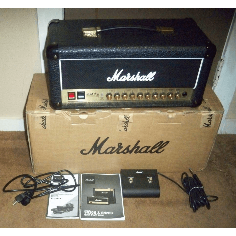 2024 Marshall JCM 900 Studio SN20H Foot Pedal Manual and Box