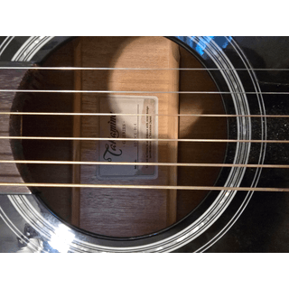Takamine G Series GD30CE Dreadnought Acoustic-Electric Guitar, Black image 3