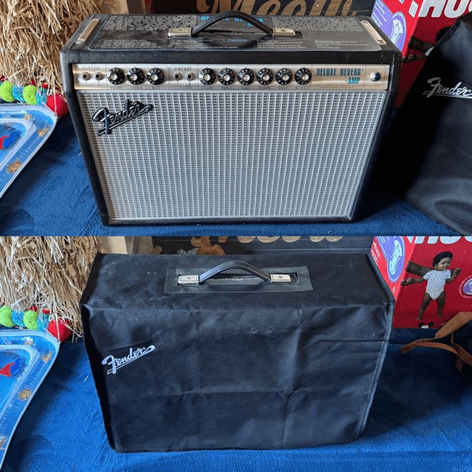 2000 fender deluxe reverb 68 custom  guitar tube amp amplifier - ‘68 c