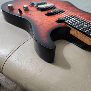 Schecter USA Sunset Custom-II HSS Guitar Tiger Eye Satin-Trade? image 4