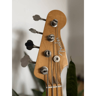 Fender Classic 50s Precision Bass - Fiesta Red, Maple Neck, Anodized g image 5