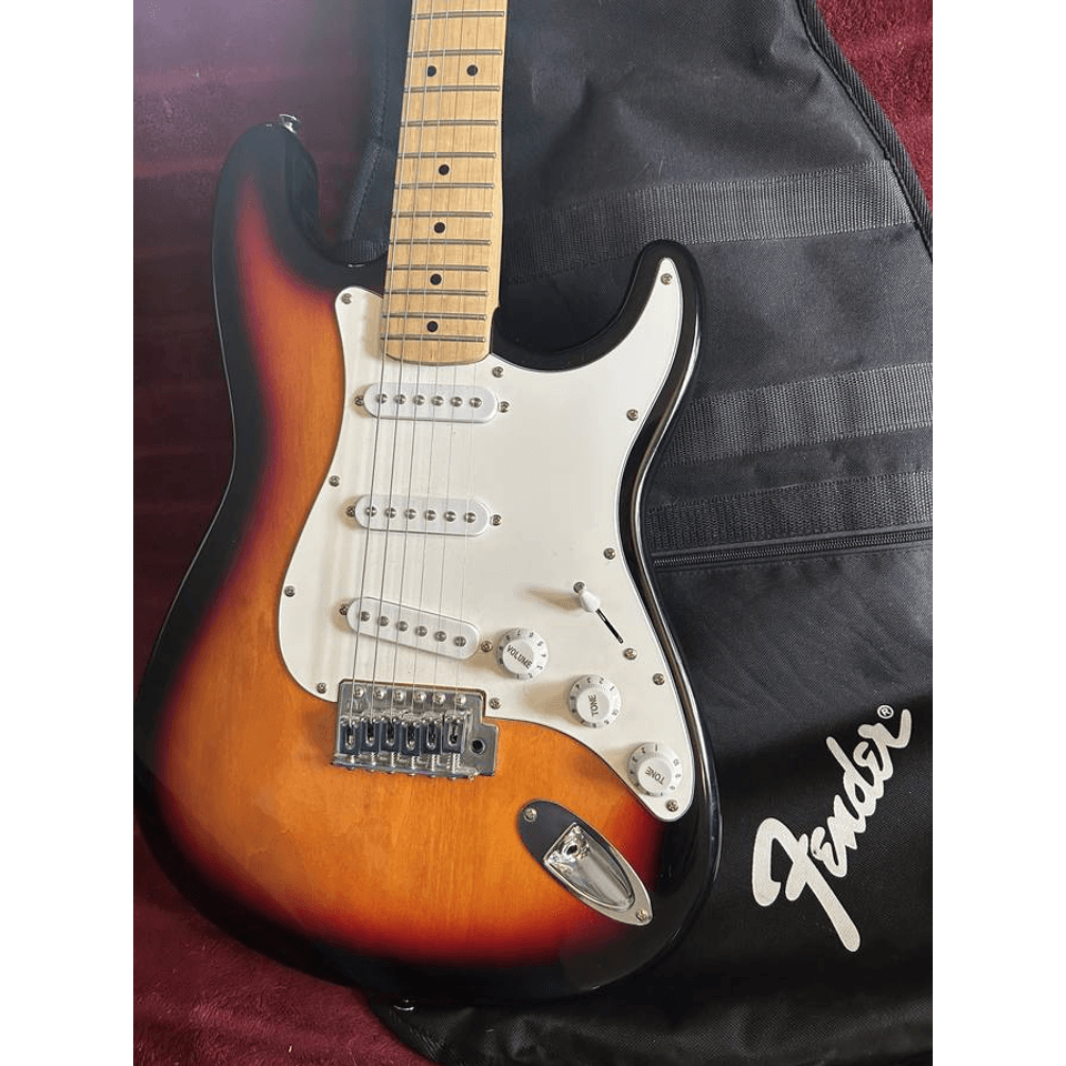 🔥 Mint Condition Fender Starcaster Strat Guitar / Gig Bag / Trades 🎸
