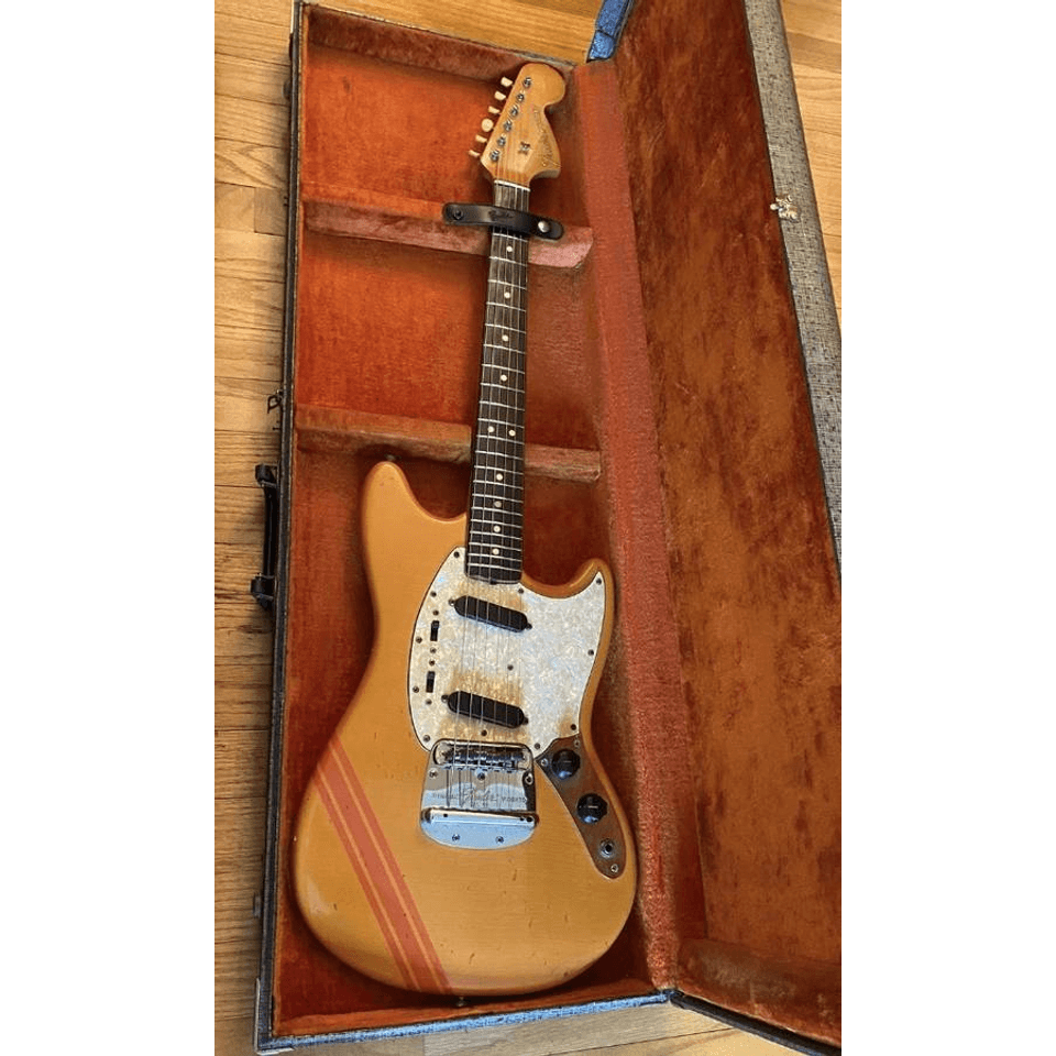 1969 Fender Mustang Orange matching headstock RARE! Trade?