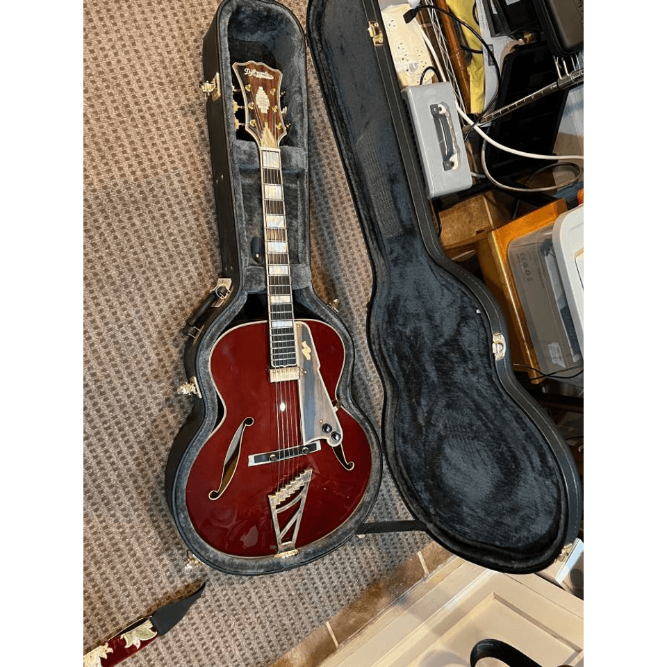 D'Angelico Excel Style B Throwback - Viola Hollow body Guitar w/case